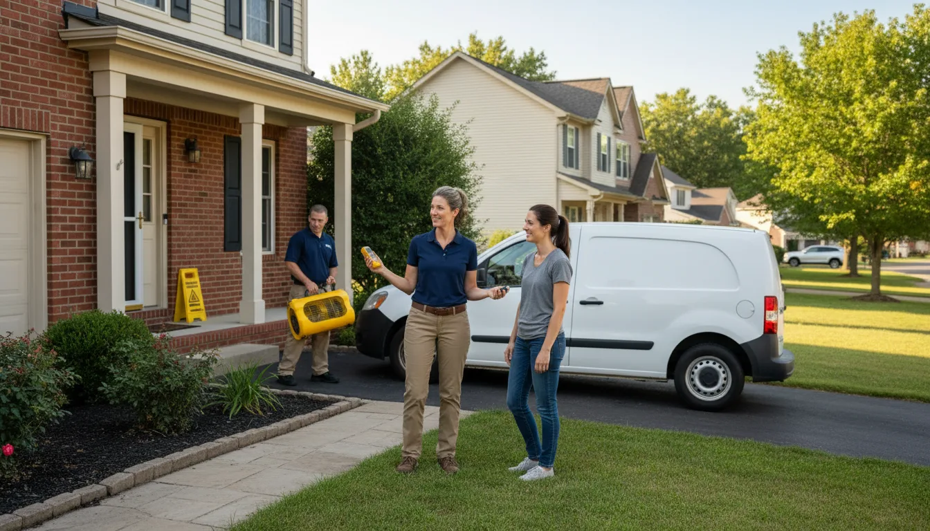 Water restoration image for Home Water Damage Repair in Telferner, TX